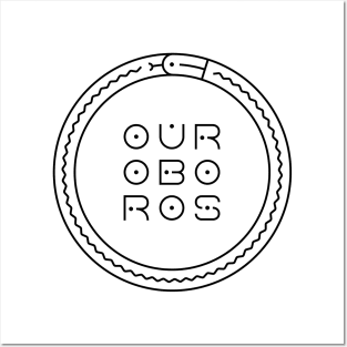 Ouroboros - a serpent devouring its tail Posters and Art